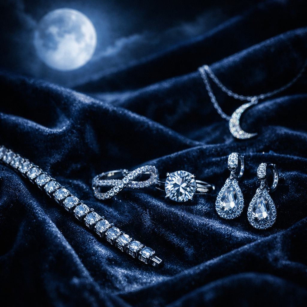 Raquel Roche moonlight jewelry collection
